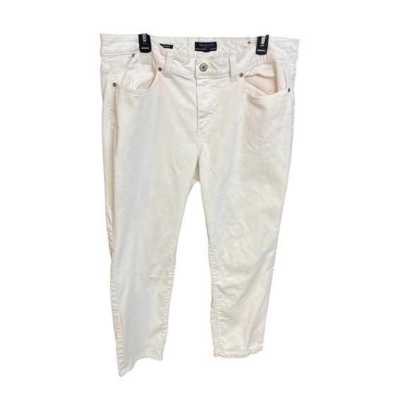 Talbots Denim - Talbots Boyfriend White Womens Jeans Size 16W